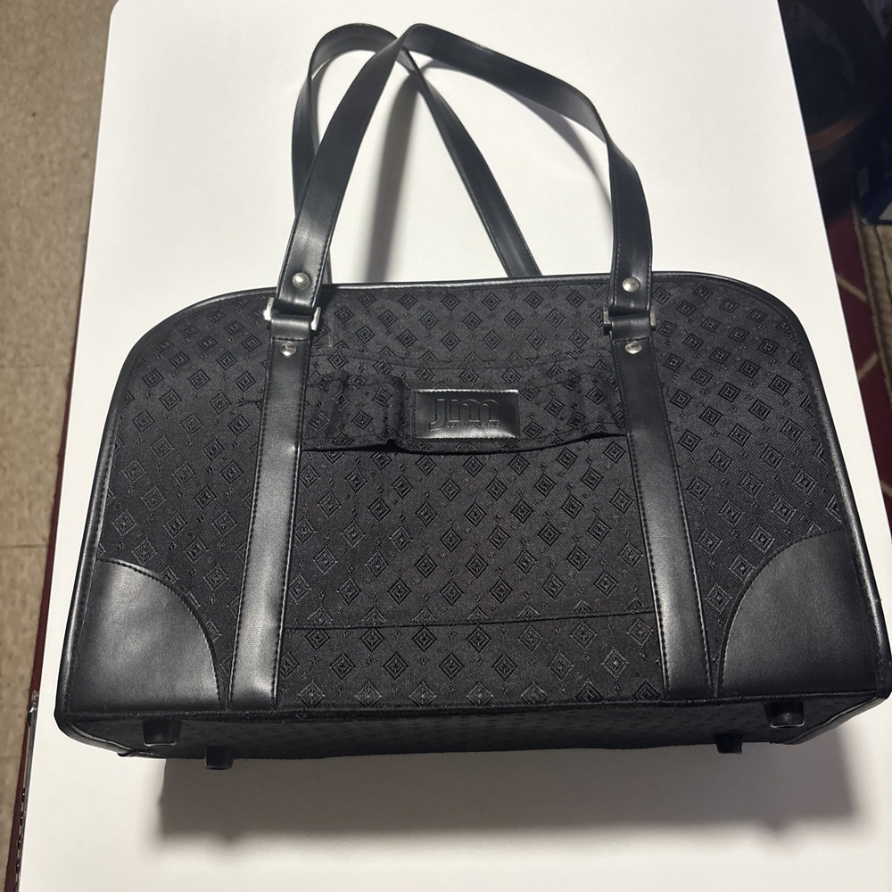 Joy Mangano Black Diamond Weekender Carry On Duffle Tote Luggage